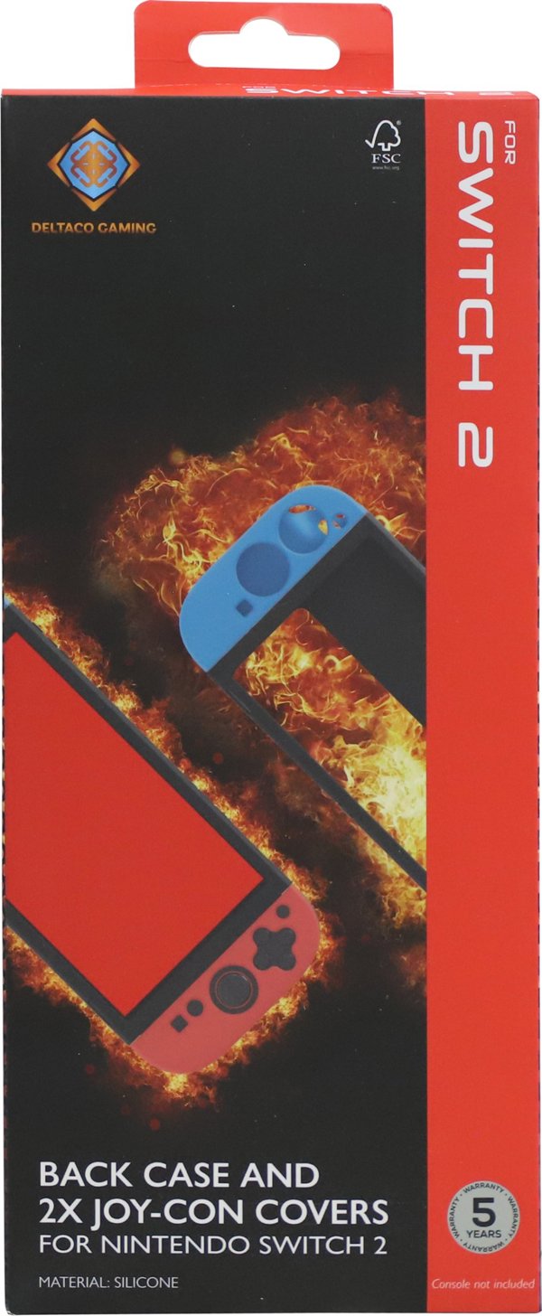 DELTACO Θήκη σιλικόνης + Προστασία Joy-Con για Nintendo Switch 2