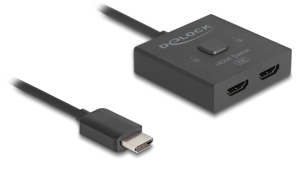 Delock HDMI Switch 2 auf 1 bidirektional 8K