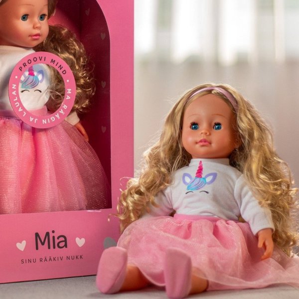 Διαδραστική κούκλα Dell "Mia" (μιλάει Εσθονικά), 40 εκ
