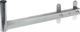 Delta UML-43H55 Πλαϊνή Βάση Τοίχου, Μεταλλική, 638mm, Γαλβανισμένη