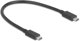 Delock Προσαρμογέας Δικτύου USB-C σε 10GbE RJ45, Ταχύτητα 40 Gbps, Ασημί
