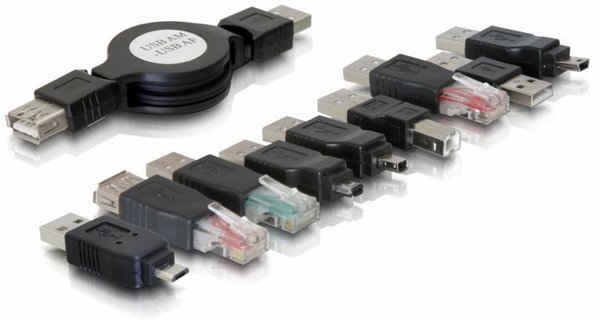 Delock Σετ Προσαρμογέων USB 10 τεμαχίων