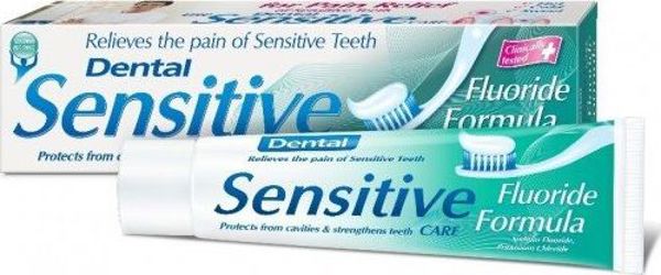Dental DENTAL Οδοντόκρεμα για ευαίσθητα δόντια με φθόριο, 100ml