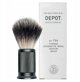 Depot, Αξεσουάρ No. 734 Vintage, Τεχνητή Ίνα, Πινέλο Ξυρίσματος Προσώπου, Ανθρακί Μέταλλο Για Άνδρες