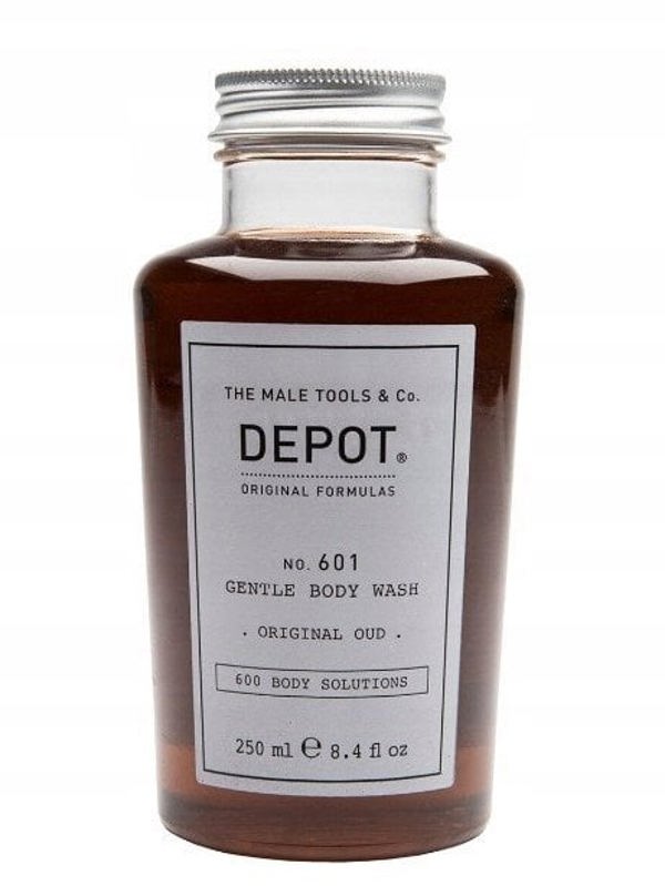 Depot, 600 Λύσεις Σώματος No. 601, Βοτανικό Σύμπλεγμα, Καθαρισμός, Oud, Αφρόλουτρο Σώματος, 250 ml Για Άνδρες