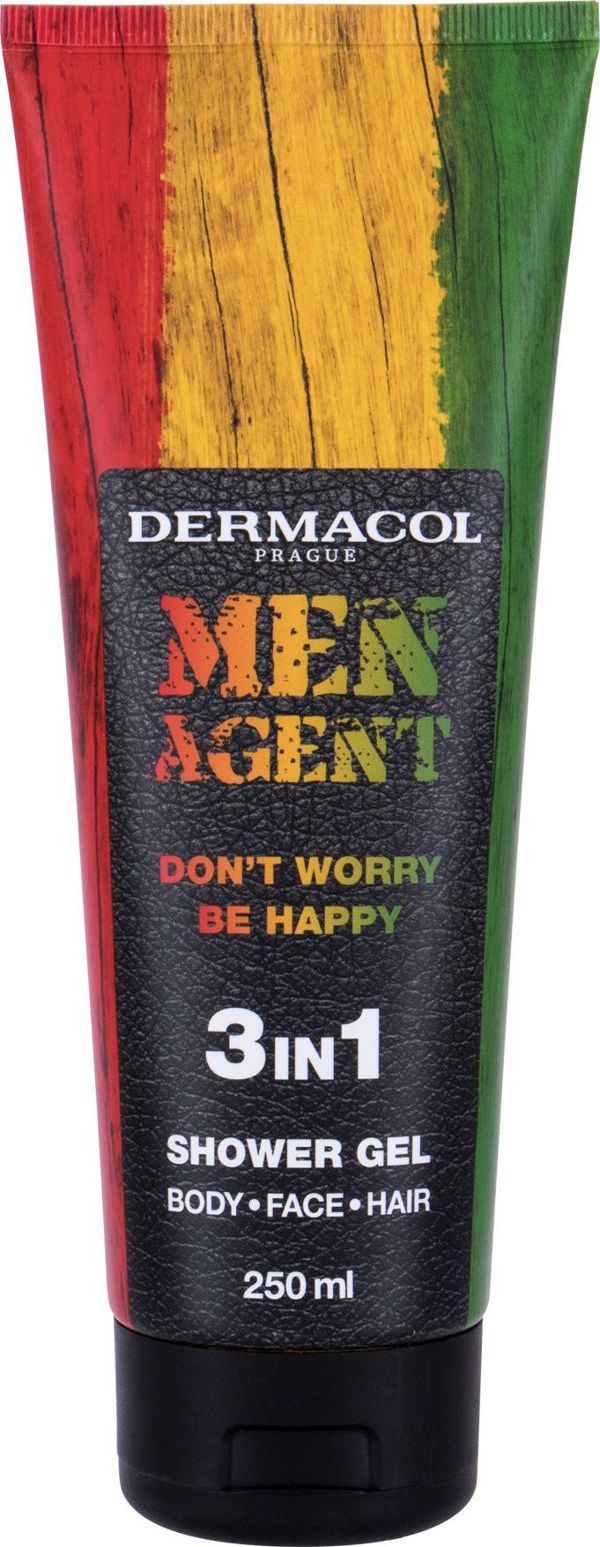 Dermacol Men Agent Dont Worry Be Happy 3in1 Τζελ για το ντους 250ml