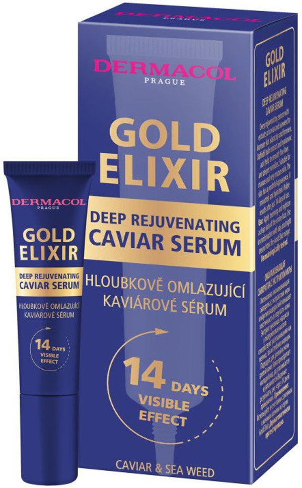 Dermacol Gold Elixir Βαθύ Αναζωογονητικός Ορός Χαβιάρι 12 ml