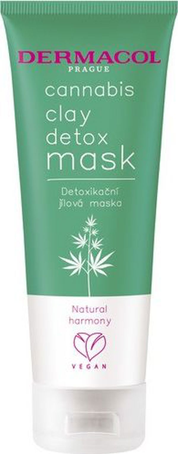 Dermacol Cannabis Clay Detox Μάσκα Προσώπου, Καθαριστική Μάσκα με Κάνναβη 100ml