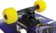 Schildkrot Slider Cool King Skateboard 79x20cm, 9 Στρώσεις Σφενδάμου, Μπλε-Κίτρινο-Μαύρο
