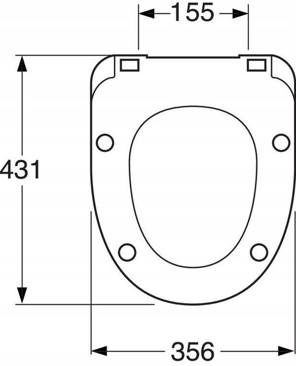Καπάκι τουαλέτας Gustavsberg Nordic 8M56S101, SoftClose