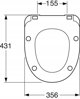 Καπάκι τουαλέτας Gustavsberg Nordic 8M56S101, SoftClose