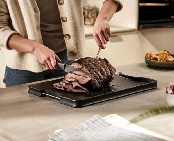 Διοικητικό Συμβούλιο Κοπής Joseph Joseph Joseph Joseph Cut&Carve Plus Διπλής Όψης L μαύρο