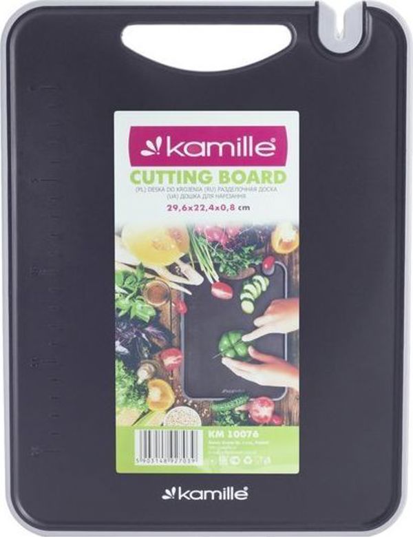 Πλαστική επιφάνεια κοπής Kamille με ακονιστήρι