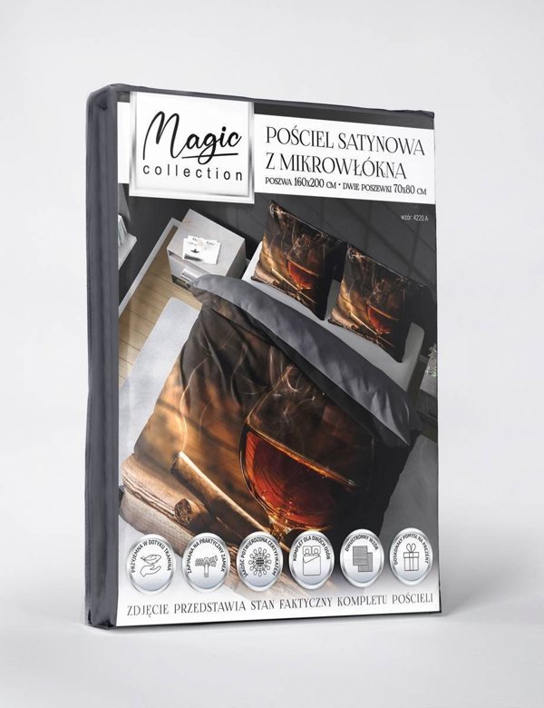 Σετ Σεντόνια Detexpol 160x200 Satynowe Egil 3 τεμαχίων 4220A