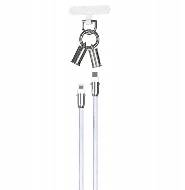 Devia 2σε1 Λουράκι 27W USB-C - Lightning Καλώδιο 1.2m