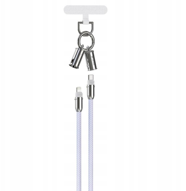 Devia 2σε1 Λουράκι 27W USB-C - Lightning Καλώδιο 1.2m