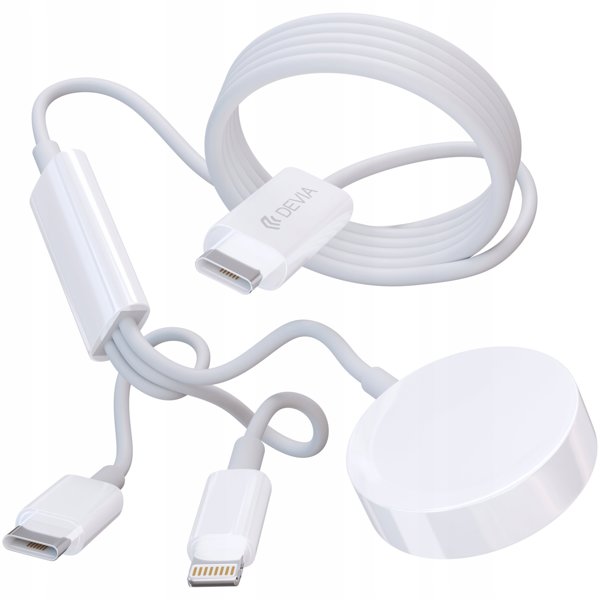 Devia cable EA520 3in1 USB-C - USB-C/Lightning/Apple Watch