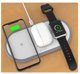 Devia 3 In 1 Charger For Smart Phone  AND  Applewatch  AND  Earphone V4 (10W) White