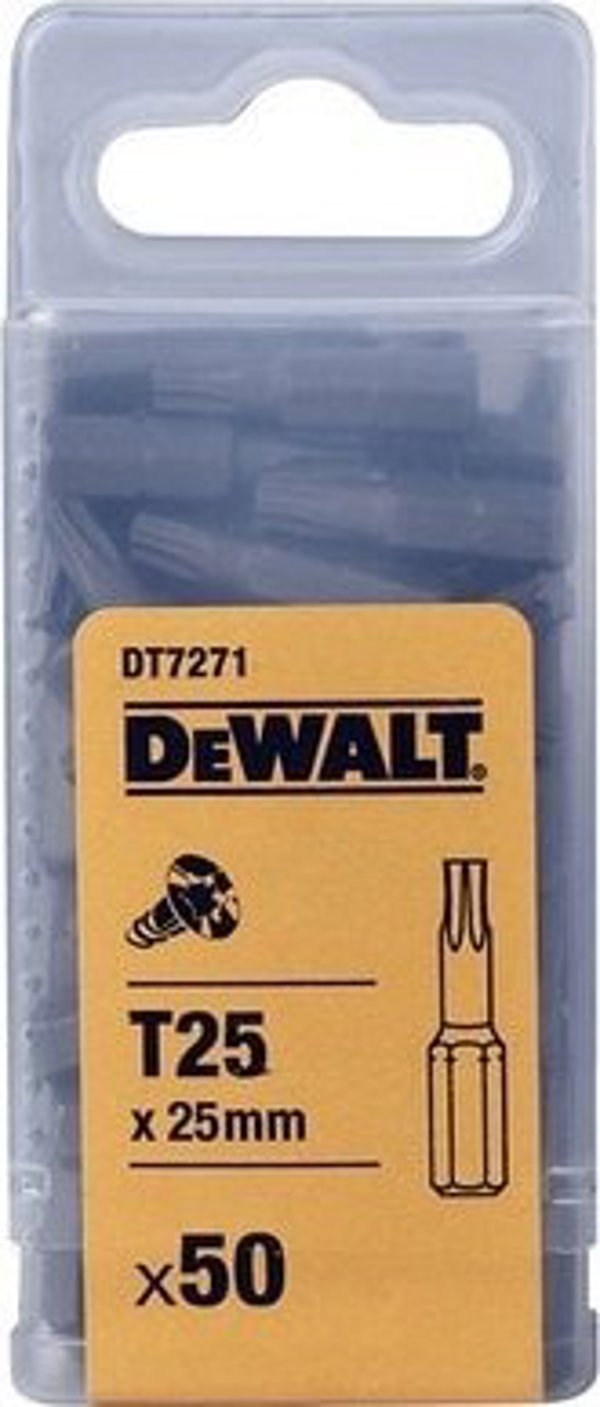 Dewalt μύτες torx 25mm t25 /5τμχ/ 8450246 5035048012789
