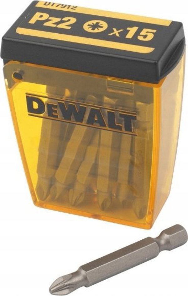 DeWalt Σετ Μπιτ Κατσαβιδιού PZ2 50mm, 15τμχ - Επαγγελματικά Μπιτ Βιδώματος