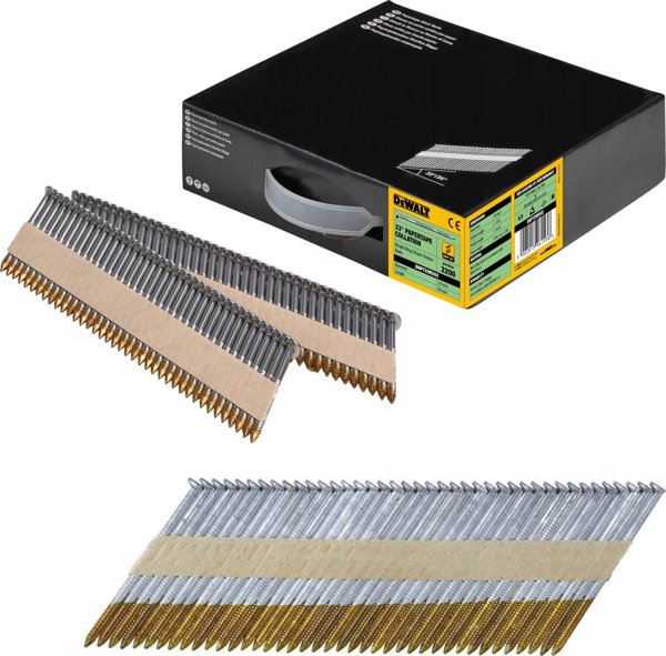 Dewalt μη γαλβανισμένα καρφιά, δακτυλιοειδή 34°| 2,8 x 50 mm (2