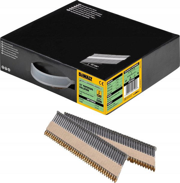 Dewalt μη γαλβανισμένα καρφιά, δακτυλιοειδή 34°| 2,8 x 50 mm (2