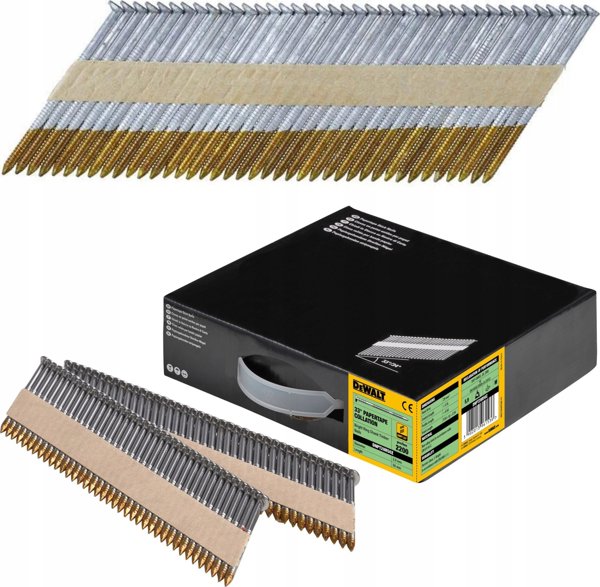 Dewalt μη γαλβανισμένα καρφιά, δακτυλιοειδή 34°| 2,8 x 50 mm (2