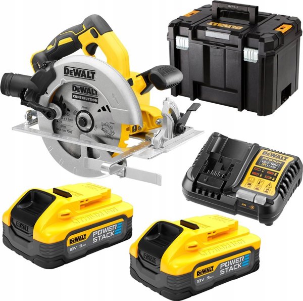 Dewalt 18v xr πριόνι δίσκου 184mm 2x5ah ps