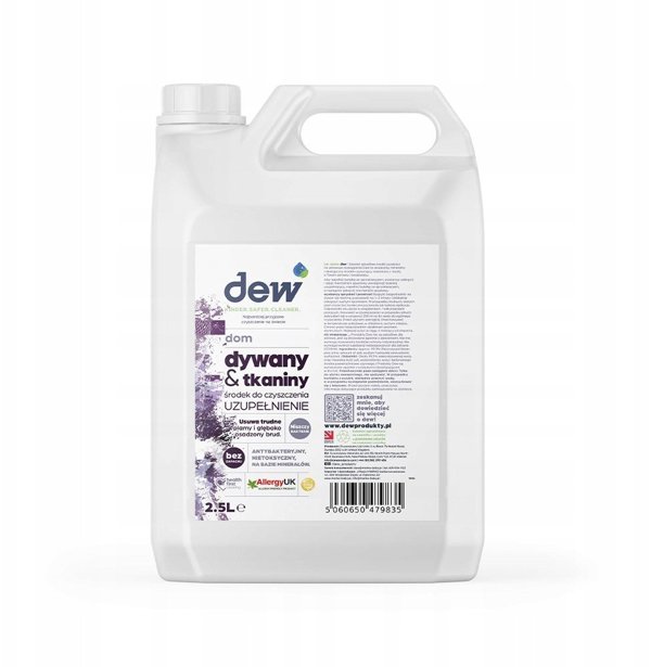 DEW, καθαριστικό για χαλιά, υφάσματα και ταπετσαρίες, 2,5λ