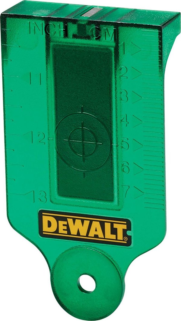 DeWalt Πλάκα Στόχευσης Λέιζερ Πράσινη Για Κατασκευαστικά Λέιζερ (EAN: 5035048642368)