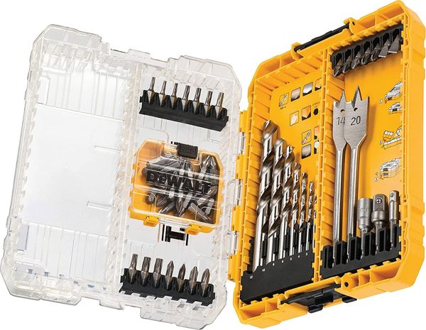 DeWalt DT70757-QZ Σετ Μύτες και Τρυπάνια 55 Τεμαχίων για Μέταλλο και Ξύλο