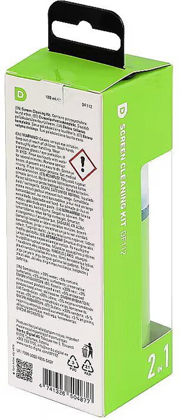 Σετ καθαρισμού οθόνης D-Fruit DF112 120ml
