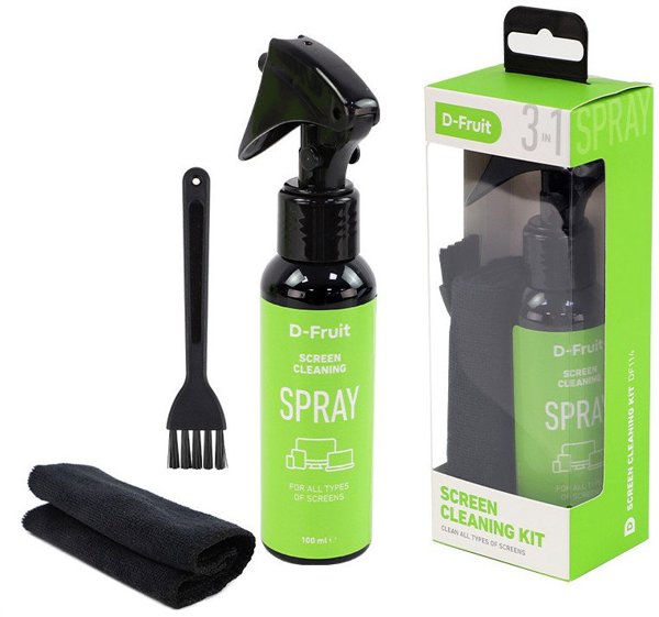κιτ καθαρισμού οθόνης D-Fruit DF114 100ml