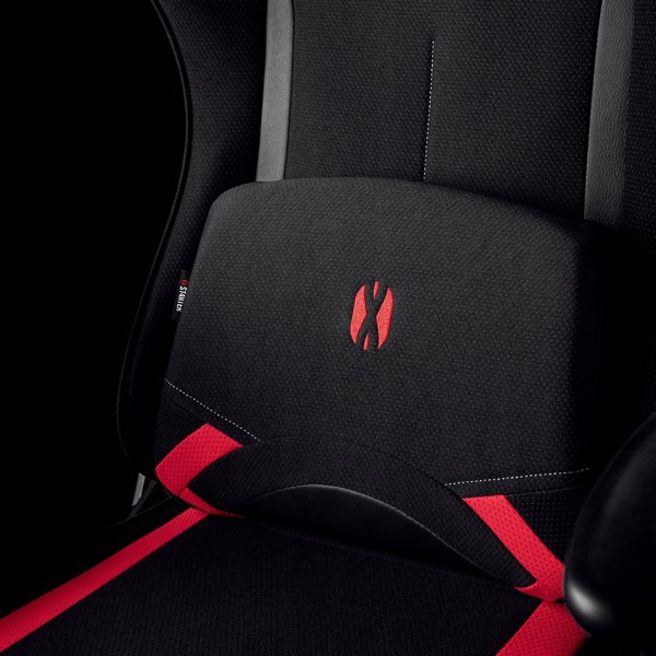 Diablo Chairs Μαξιλάρι Οσφυϊκής Στήριξης για Καρέκλα Diablo X-Starter, Μαύρο-Κόκκινο