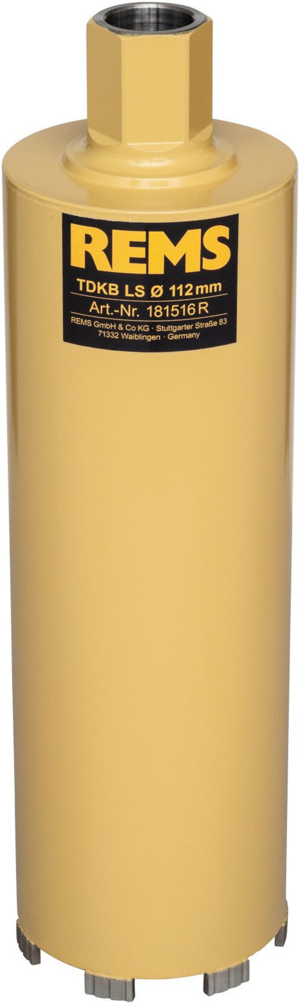 Διαμαντοκορώνα REMS TDKB LS O112mm UNC 1 1/4&quot|