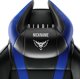 Μαξιλάρι Αυτοκινήτου Diablo X-Horn με Προσωποποιημένη Κεντητική, Μαύρο-Μπλε