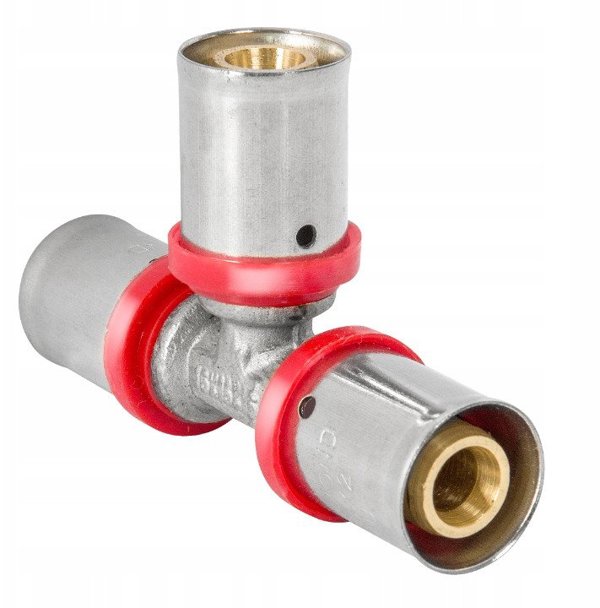 Τρίοδη πρέσα Diamond PEX-AL-PEX από ορείχαλκο 16x20x16 FZZ-009.16X20X16.T-3