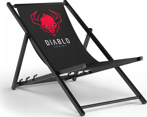 Diablo Ξαπλώστρα κήπου Diablo Chairs, μαύρη