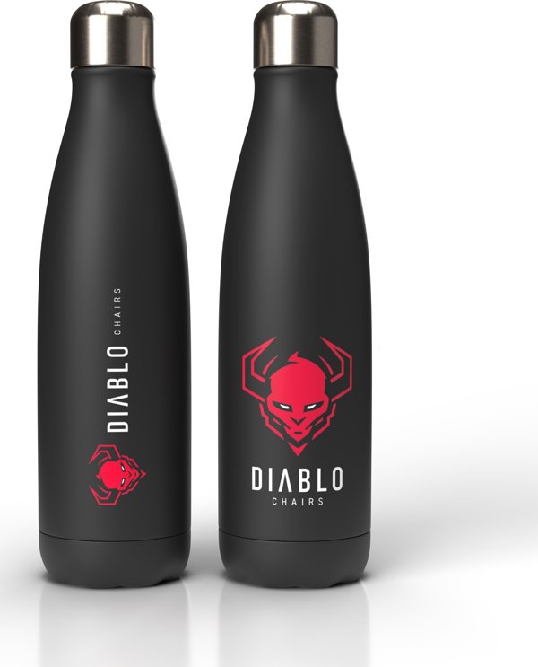 Diablo Butelka termiczna Diablo Chairs, czarna