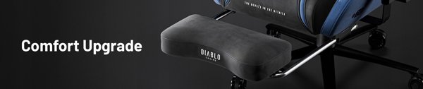 Diablo Υφασμάτινη Βάση Ποδιού για Καρέκλα Diablo X-Horn 2.0 Camel Black, Diablo X-One 2.0 Night Blue