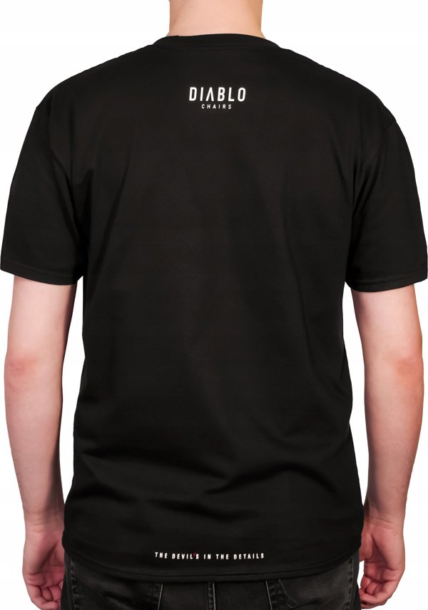 Diablo Ανδρικό T-shirt για παίκτες Diablo Chairs, μαύρο, μέγεθος S