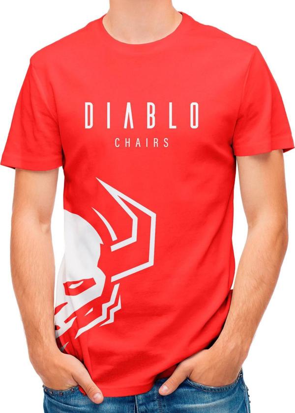 Diablo Chairs DIABLO Koszulka Czerwona Rozmiar M