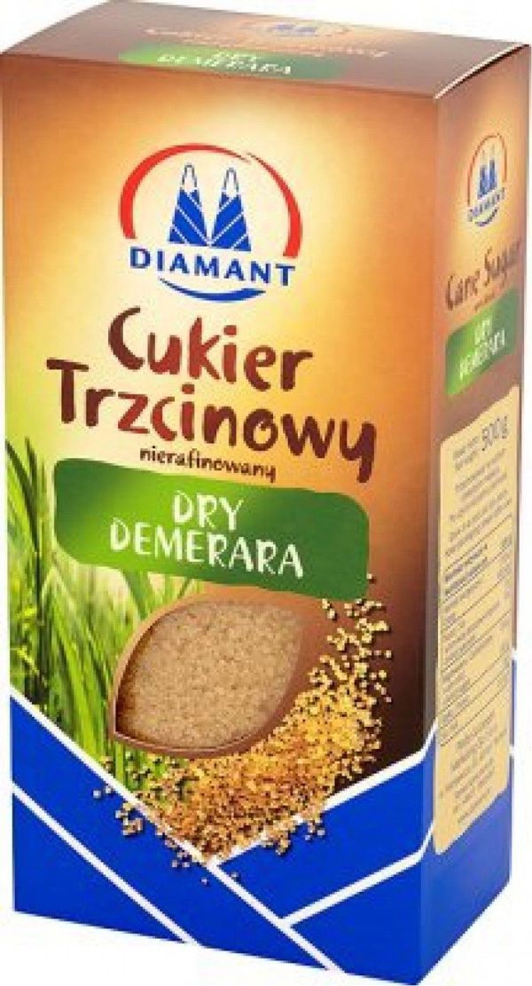 Diamant Ζάχαρη DIAMANT, καστανή, χοντρή, 0,5 kg