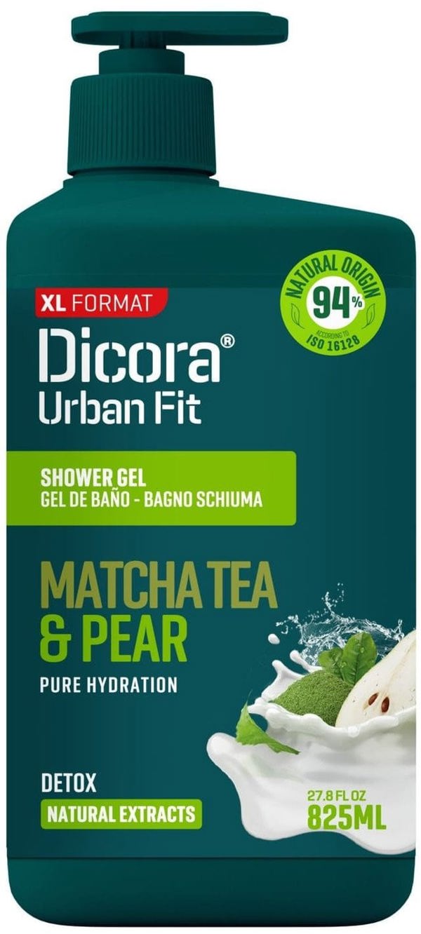 Αφρόλουτρο DICORA Matcha Τσάι και Αχλάδι 825 ml