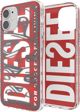 DIESEL SNAP CASE CLEAR IPHONE 12 MINI CZERWONY standard