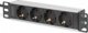 Digitus Πολύπριζο Rack 10" 4xSchuko, 16A, 2m Καλώδιο, Αλουμινένιο