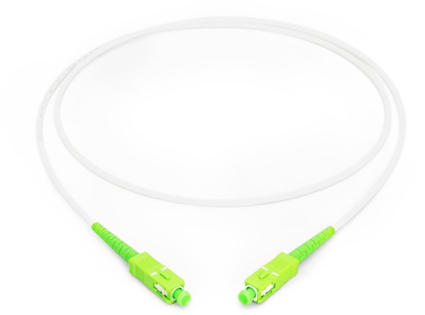 Digitus Καλώδιο Patch Οπτικών Ινών, SC/APC σε SC/APC, Simplex, Μονοτροπικό, 1m