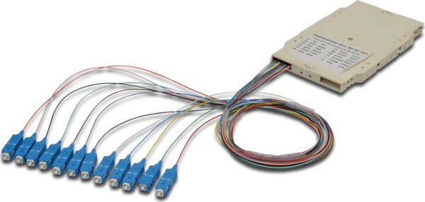 Digitus ZUB Digitus LWL splice cassette 12 Pigtails SC OM4 13226055 4016032319344