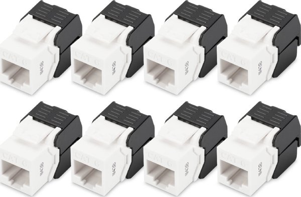 Μονάδα Digitus Digitus Keystone CAT 6, μη θωρακισμένη - 8 τεμ