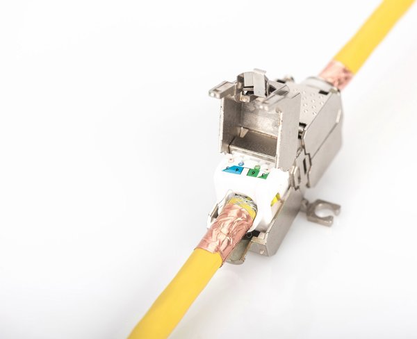Καλώδιο εγκατάστασης Digitus Digitus κατ.7A, S/FTP, B2ca, AWG 22/1, LSOH, 1000m, κίτρινο, καρούλι